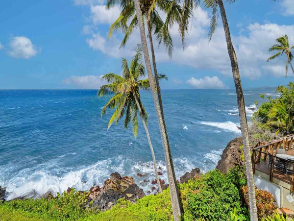 Poipu Three Bedroom Unique Oceanfront Vacation Condo