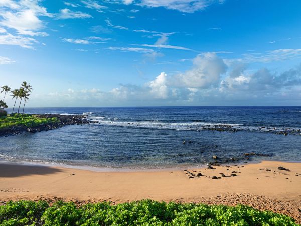 Beachfront Two Bedroom Poipu Vacation Home