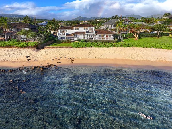 Beachfront Two Bedroom Poipu Vacation Home