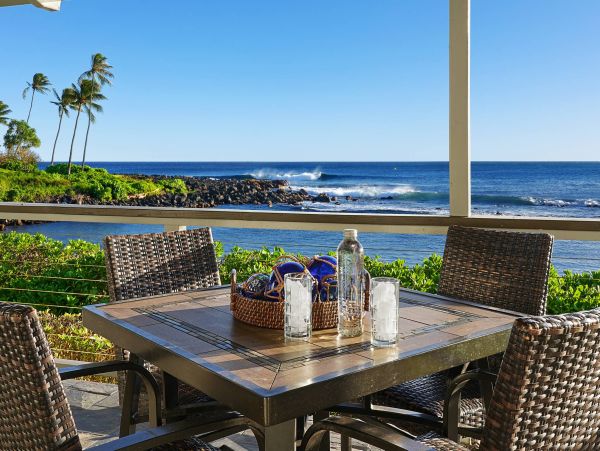 Beachfront Two Bedroom Poipu Vacation Home