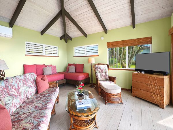 Beachfront Two Bedroom Poipu Vacation Home