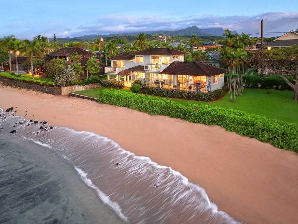 Beachfront Two Bedroom Poipu Vacation Home