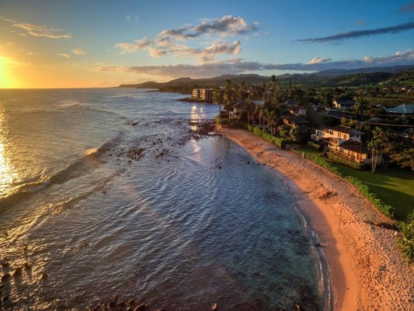 Beachfront Two Bedroom Poipu Vacation Home