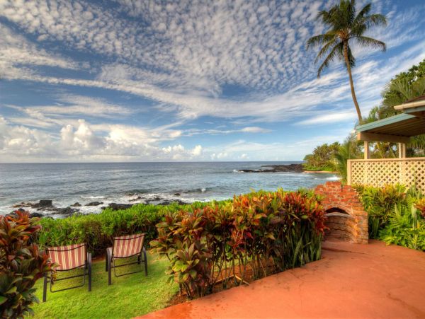 Oceanfront Koloa Vacation Home Four Bedroom