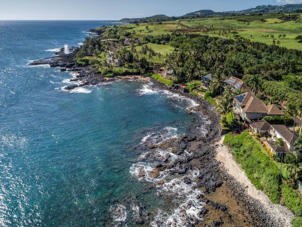 Oceanfront Koloa Vacation Home Four Bedroom