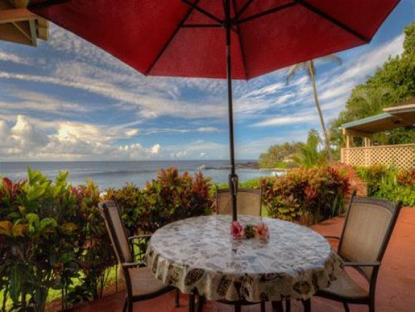 Oceanfront Koloa Vacation Home Four Bedroom