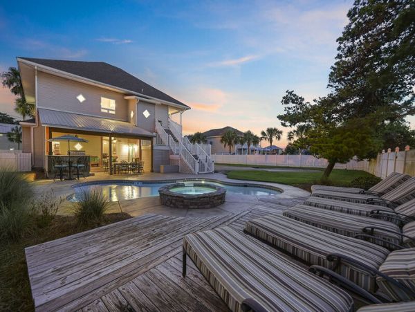 Six Bedroom Walk to Beach Vacation Home in Destin Florida