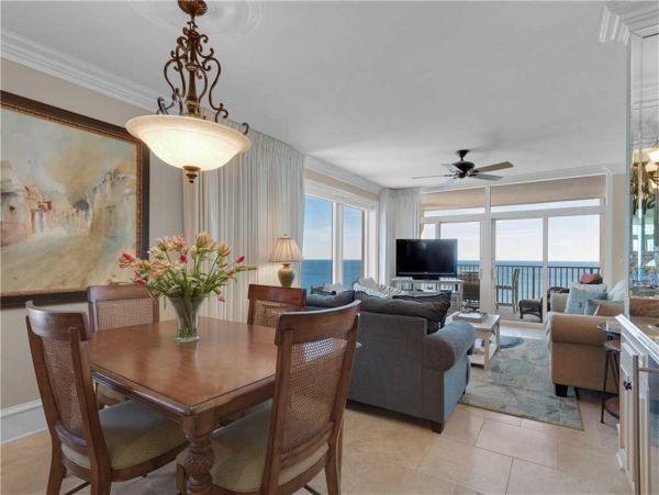 Three Bedroom Gulf Front Rental Beach Condo in Destin