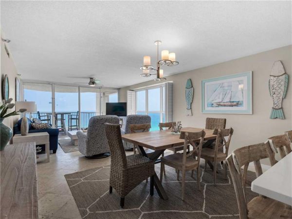 Beachfront Full Ocean View Three Bedroom condo in Miramar Beach