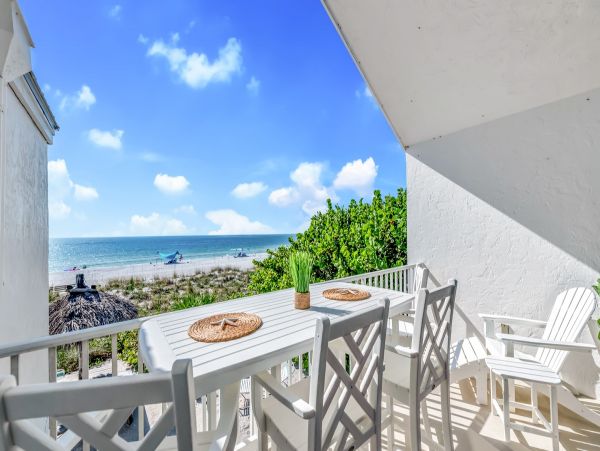 Ocean views Holmes Beach Condo with Community Pool