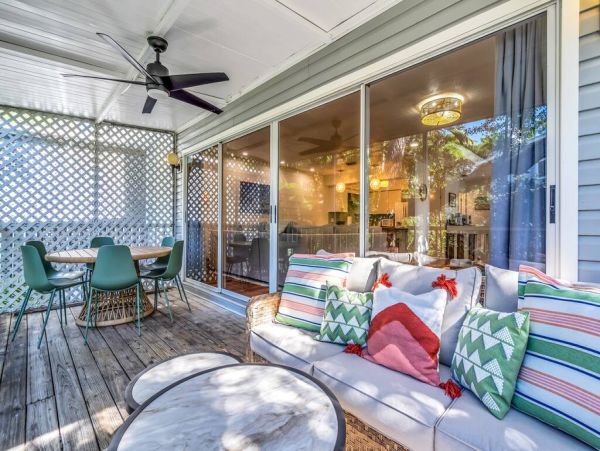 Luxury Holmes Beach Vacation Rental - Anna Maria Island Townhome with Pool & Golf Cart