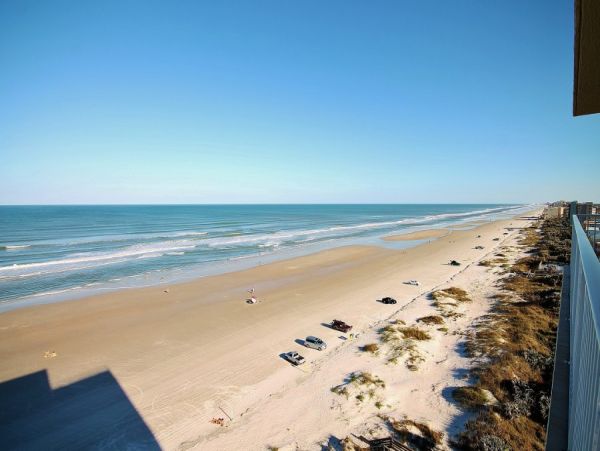 New Smyrna Beach Vacation Condo Located on Beach Sleeps Six