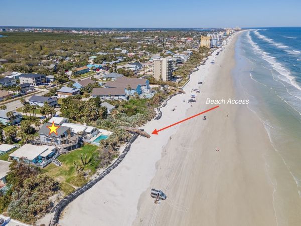 Oceanfront Beachfront Four Bedroom  New Smyrna Beach House