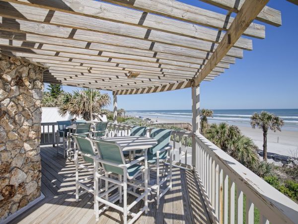 Oceanfront Beachfront Four Bedroom  New Smyrna Beach House
