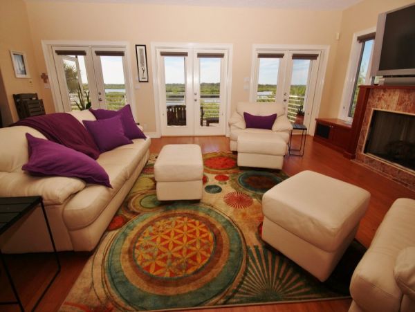 Riverfront Vacation Home in New Smyrna with Two Boat Docks Sleeps 12