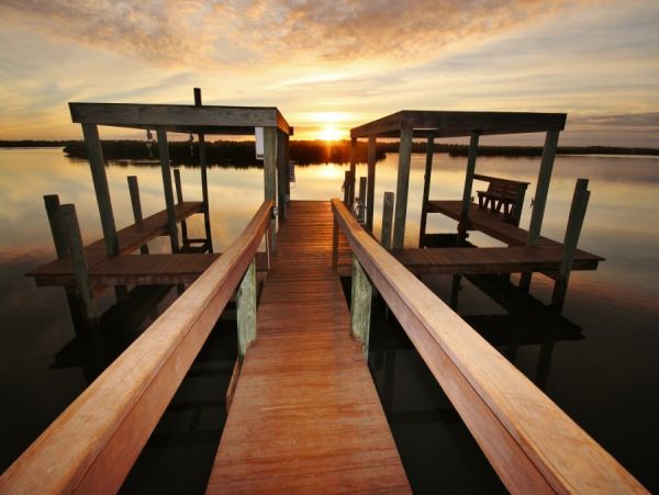 Riverfront Vacation Home in New Smyrna with Two Boat Docks Sleeps 12