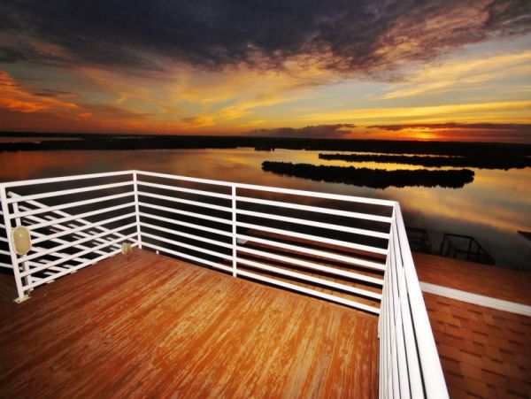 Riverfront Vacation Home in New Smyrna with Two Boat Docks Sleeps 12