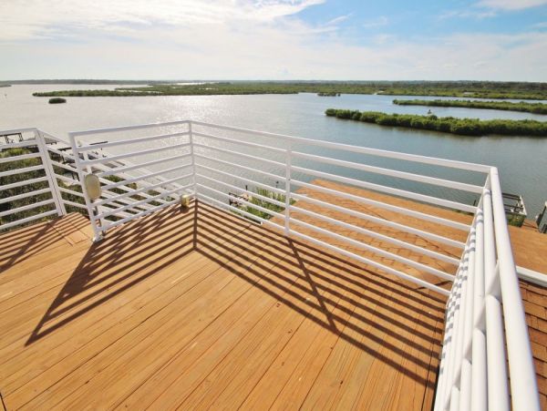 Riverfront Vacation Home in New Smyrna with Two Boat Docks Sleeps 12