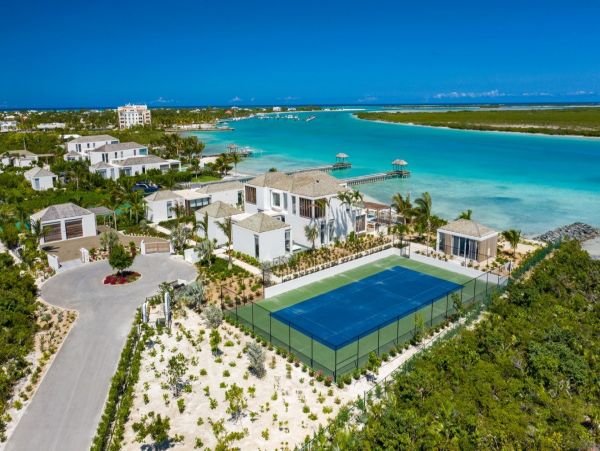 On Beach Luxury Turks and Caicos Vacation Home + Guest House