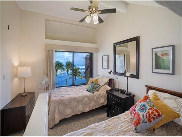 Princeville Two Bedroom Ocean View Vacation Condo