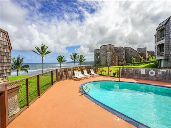 Princeville Two Bedroom Ocean View Vacation Condo
