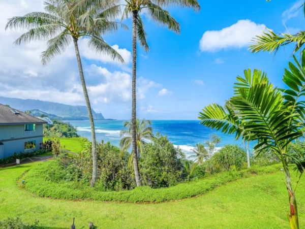 Princeville Ocean View Three Bedroom Vacation Condo