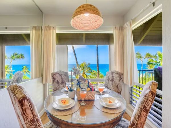 Princeville Ocean View Three Bedroom Vacation Condo
