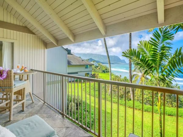 Princeville Ocean View Three Bedroom Vacation Condo