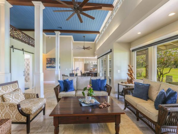 Beautiful Vacation Home in Princeville Ocean Views Sleeps 8