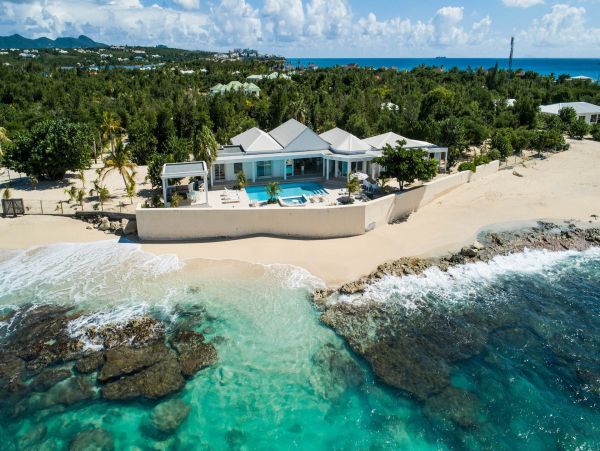 Oceanfront Villa in St. Martin