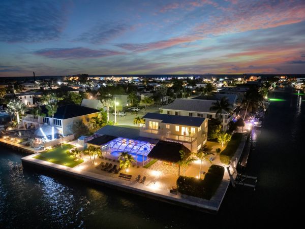 Key Colony Beach Vacation Rental - Florida Keys Waterfront Home with Pool, Dock & Tiki Hut