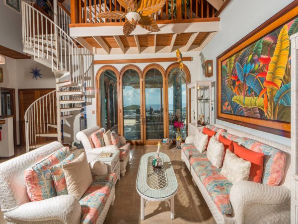 St John Villa with Private Pool and Spa and Stunning Views