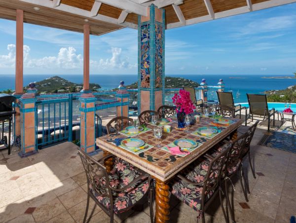 St John Villa with Private Pool and Spa and Stunning Views