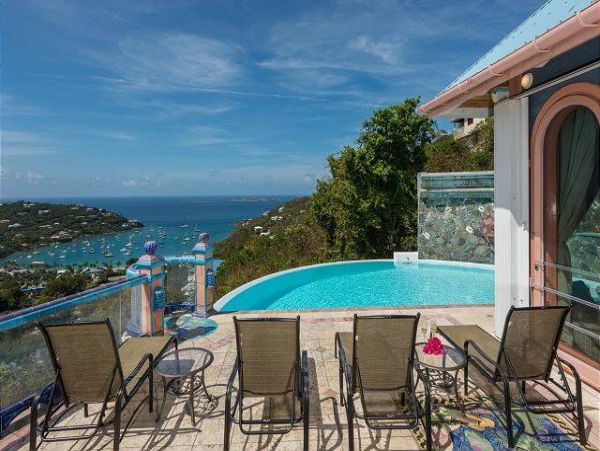 St John Villa with Private Pool and Spa and Stunning Views