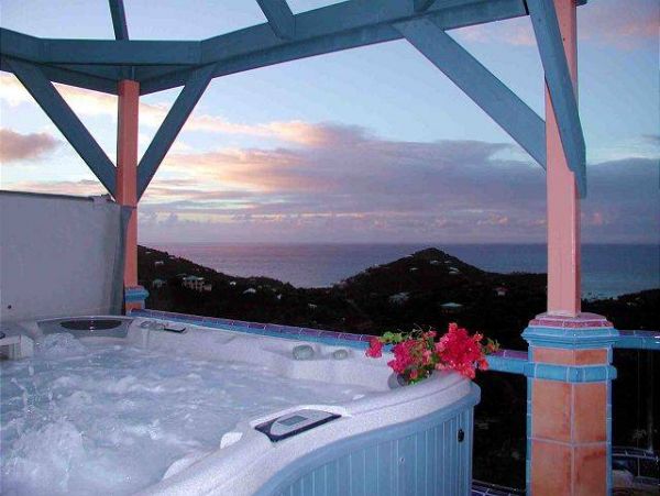 St John Villa with Private Pool and Spa and Stunning Views