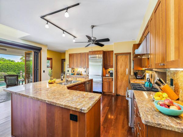 Princeville Walk to Beach Three Bedroom Exquisite Island Home