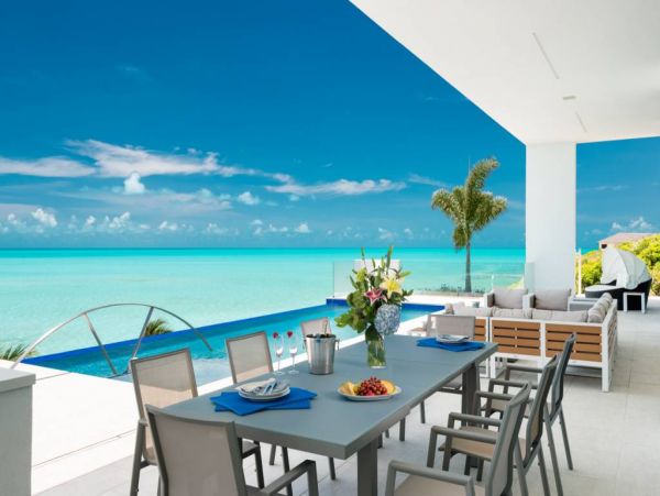Spectacular Ocean Views Turks and Caicos Home + Guest House