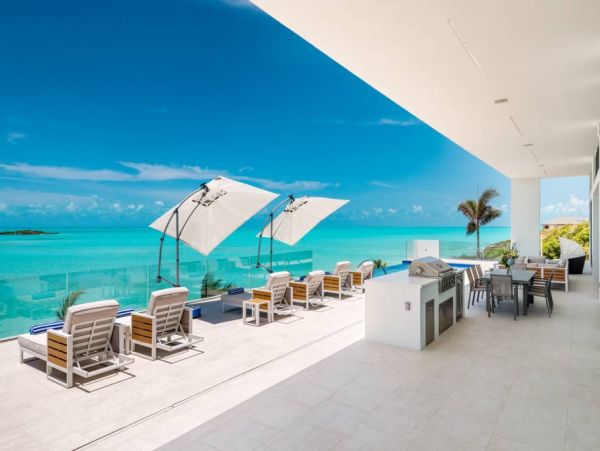 Spectacular Ocean Views Turks and Caicos Home + Guest House