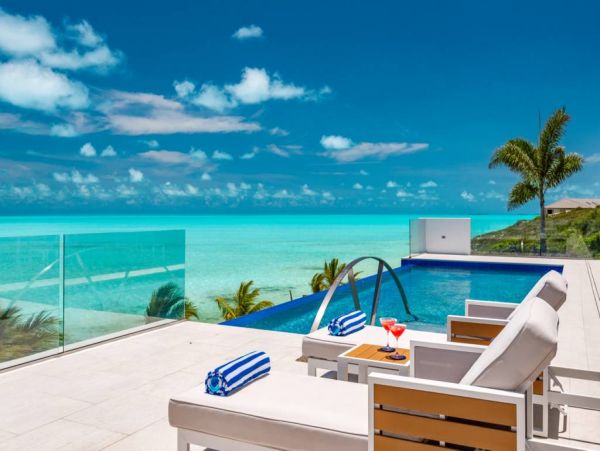Spectacular Ocean Views Turks and Caicos Home + Guest House