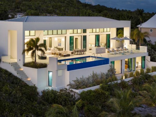 Spectacular Ocean Views Turks and Caicos Home + Guest House