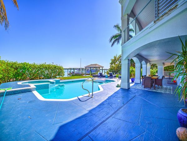 Captiva Bayfront Home with Boat Dock - Walk to Beach