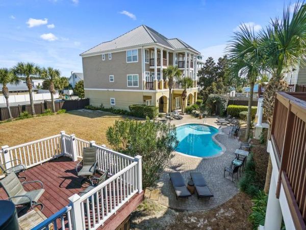 Panama City Beach Gulf Front View Four Bedroom Vacation Rental