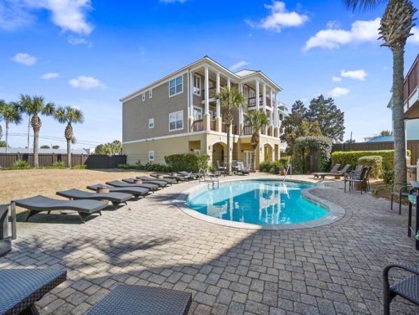 Panama City Beach Gulf Front View Four Bedroom Vacation Rental