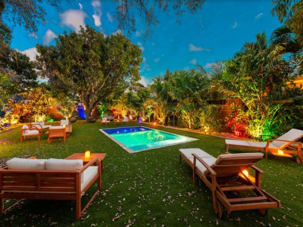 Miami Beach Three Bedroom Rental Home with Pool & Hot Tub