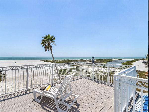 Luxury Fort Myers Beachfront Vacation Rental  4-Bedroom Gulf-Front Home with Panoramic Ocean Views