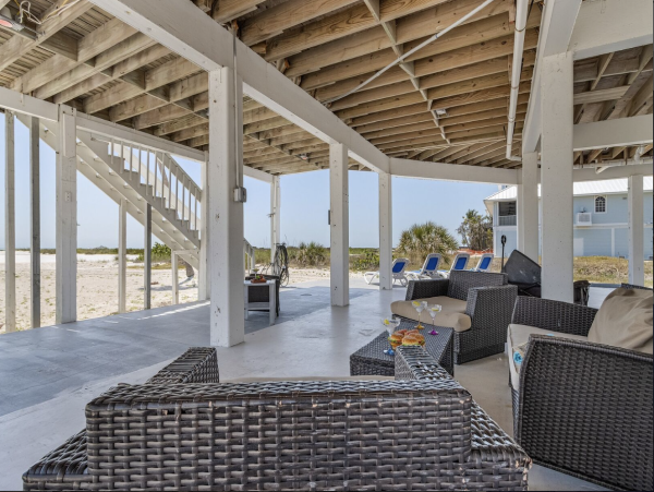 Luxury Fort Myers Beachfront Vacation Rental  4-Bedroom Gulf-Front Home with Panoramic Ocean Views
