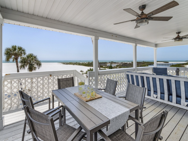 Luxury Fort Myers Beachfront Vacation Rental  4-Bedroom Gulf-Front Home with Panoramic Ocean Views