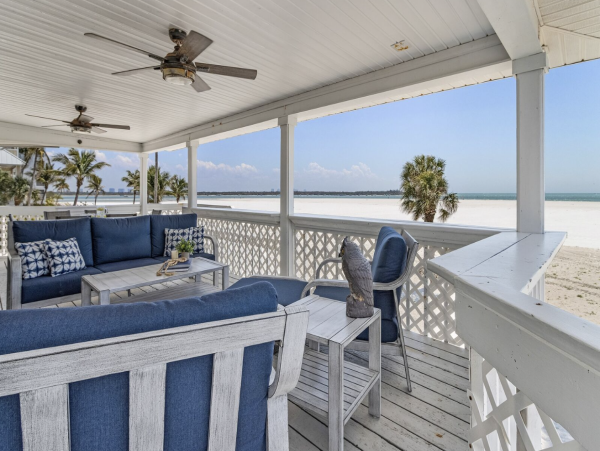 Luxury Fort Myers Beachfront Vacation Rental  4-Bedroom Gulf-Front Home with Panoramic Ocean Views