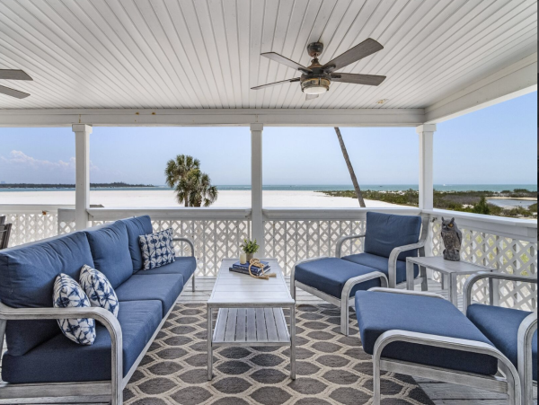 Luxury Fort Myers Beachfront Vacation Rental  4-Bedroom Gulf-Front Home with Panoramic Ocean Views