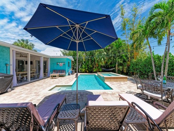 Anna Maria Ground Level Beach House 3 Bedrooms Private Pool